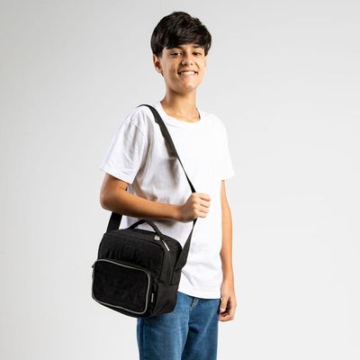 Lancheria Térmica Juvenil Masculina Color Block Preto U / Preto