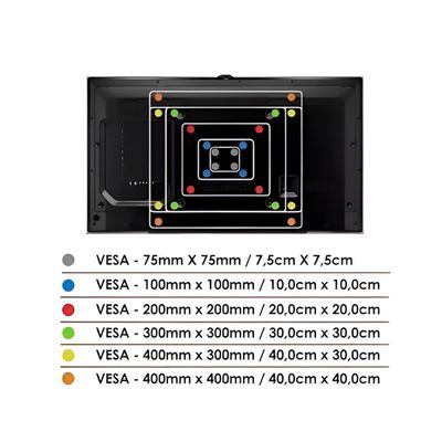 Suporte para Televisão Fixo Parede de 10 a 56 Polegadas - Ideal para quem busca um produto robusto e confiável