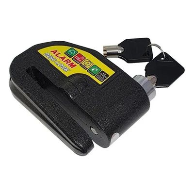 Trava Cadeado com Alarme Sonoro Freio a Disco Moto Bike Scooter