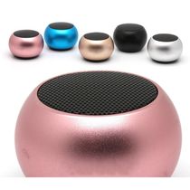 Mini Caixa De Som Bluetooth Bolinha Metal Amplificada Speaker 3w