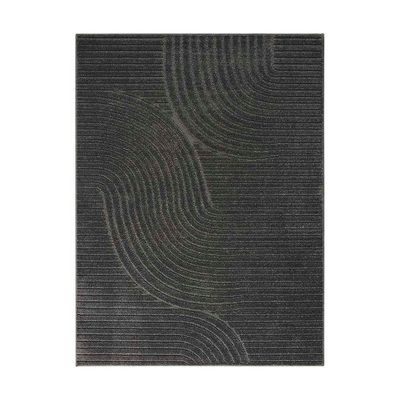 Tapete Para Sala Realce Sand 52 Grafite 1,50x2,00m
