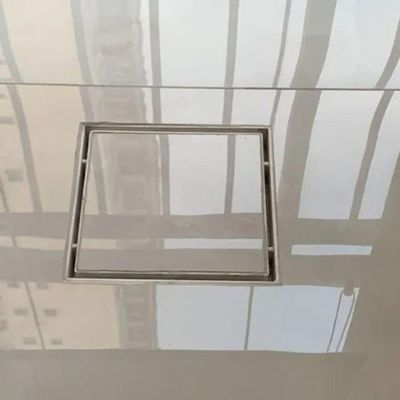 Kit 2 Ralo Oculto 15x15 Invisivel Para Piso Porcelanato Bege