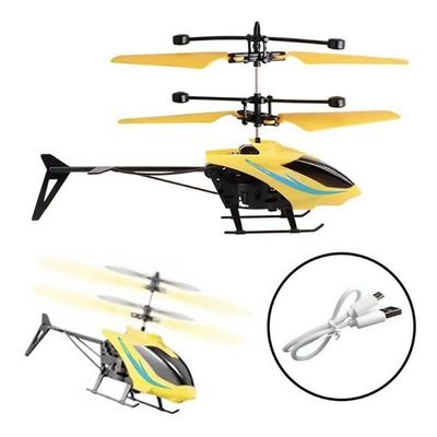 Helicóptero Drone Voa Com Luz E Aproximação Infravermelha