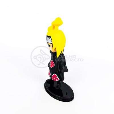 Boneco Action Figure Brinquedo Miniatura Deidara Akatsuki Colecionáveis Naruto Shippuden