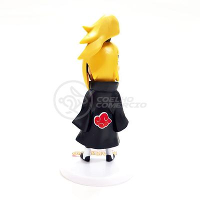 Boneco Action Figure Brinquedo Miniatura Deidara Akatsuki Colecionáveis Naruto Shippuden