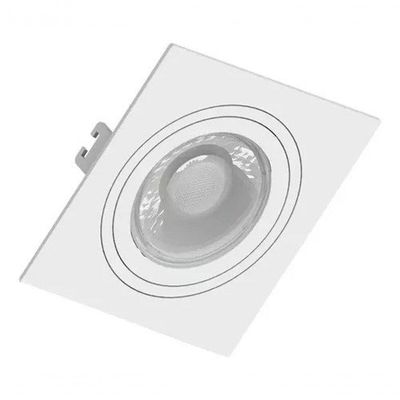 Embutido Face Plana Quadrado Ar70 Branco