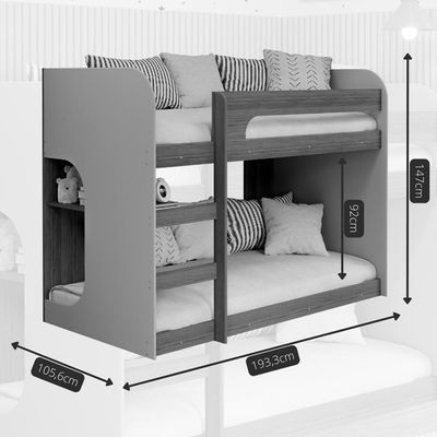 Beliche Montessoriana Ema Branco Com Proteção E Colchões Light D33 - Permóbili Baby Branco