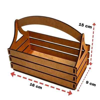 Porta Guardanapo E Sachê Em Mdf - Kit 5 Unidades