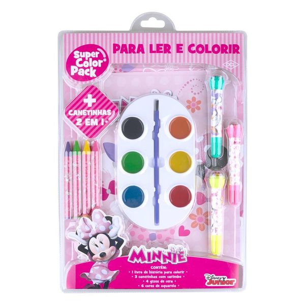Livro Super Color Pack Minnie Dcl