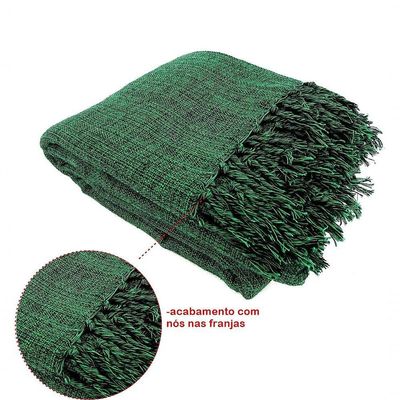 Manta Para Sofá Tipo Manta Capa De Sofá 2,40 X 1,80 Cor:Verde Mesclado