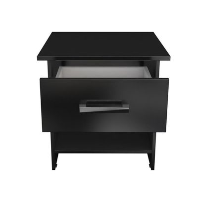 Mesa De Cabeceira Ditália 1 Gaveta DM-127 Preto