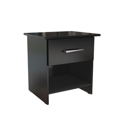 Mesa De Cabeceira Ditália 1 Gaveta DM-127 Preto