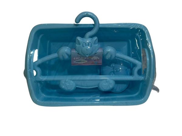 Kit Baby Organizador Cabide E Saboneteira Plastibrasil