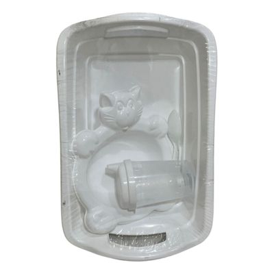 Kit Baby Organizador Prato E Copo Pin Infantil Plasti