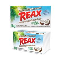 Sabão De Coco Natural Premium Roupa Delicadas Reax 1kg