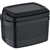 Caixa Térmica Soprano 5L Preta com Alça Retrátil Porta Copos Bebidas Geladas Camping Praia
