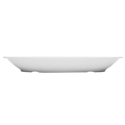 Travessa Oval Melamina Branca 45x24x5cm Wolff Bandeja Forma Porções Buffet