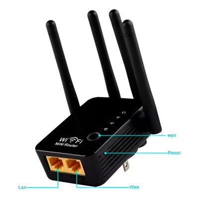 Repetidor de Sinal Wifi 4 Antenas Ampla Conexão KA-X333
