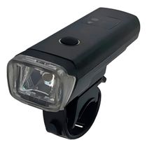 Farol Lanterna Dianteira LED Branco Para Bicicleta Bike - Luz Branca com 3 Funções