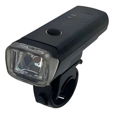 Farol Lanterna Dianteira LED Branco Para Bicicleta Bike - Luz Branca com 3 Funções