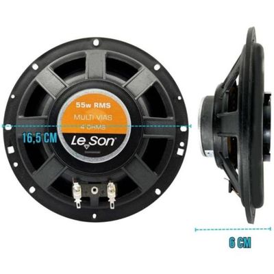 Kit com 2 ALTO-FALANTES Leson 5" e 6X9? 55W