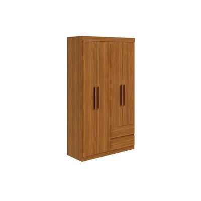 Guarda Roupa Solteiro 4 Portas E 2 Gavetas Zeus Branco - Lopas
