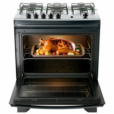 Fogão Dako 5 Bocas Supreme Mesa Inox Titanium Bivolt