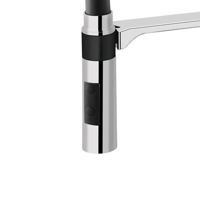 Torneira Misturador Monocomando Docol Doc 695757 De Bancada Cromada-preta