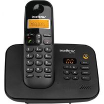 Telefone Sem Fio Digital C- Secretária Eletrônica Ts 3130 Preto 4123130