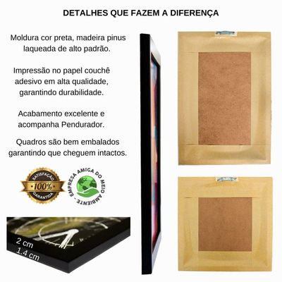 Quadro Decorativo Vintage Drinking Zone 33x43 Cm