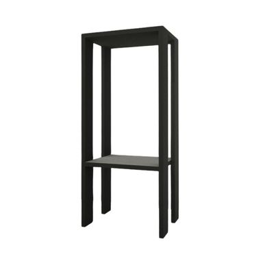Mesa Alta Mesa De Canto Mesa De Apoio Mesa De Bebedouro Mesa Lateral Preto