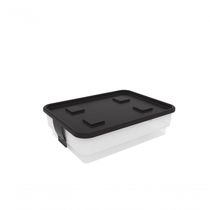Caixa Organizadora Simple Box 15l - Trânslúcida Branca