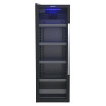 Cervejeira Expositora Venax Porta Invertida Blue Light 209L Preto 110V