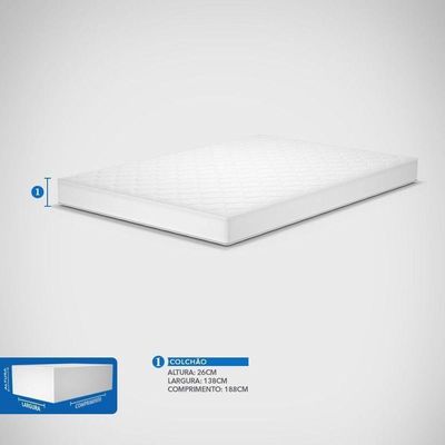 Colchão Casal Espuma D33 Prodormir Active Techintense