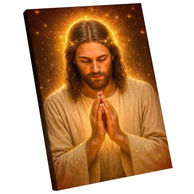 Quadro Decorativo Jesus Orando