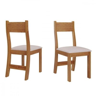 Conjunto Mesa De Jantar Retangular Milani Mel 4 Cadeiras Brisa Linho Marfim