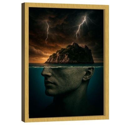 Quadro Decorativo Tempestade De Ideias