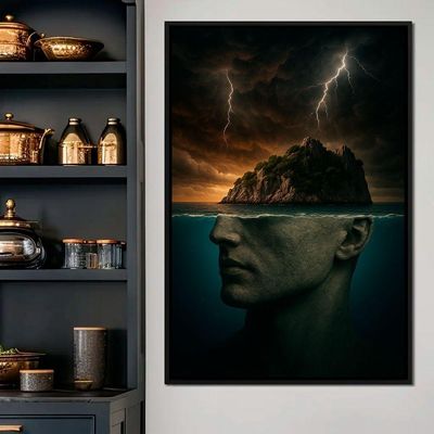 Quadro Decorativo Tempestade De Ideias