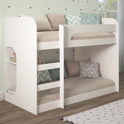 Beliche Montessoriana Ema Branco Com Proteção E Colchões Supreme D33 - Permóbili Baby Branco