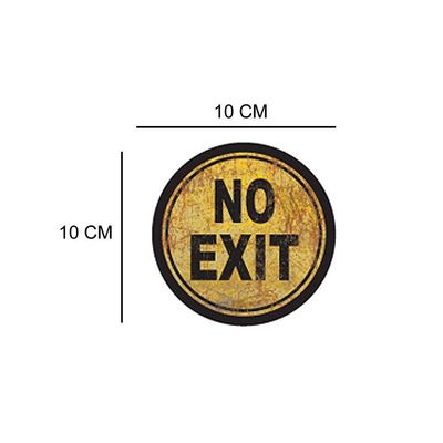 Kit 6 Bolachas Porta Copos Redondos Placas De Trânsito
