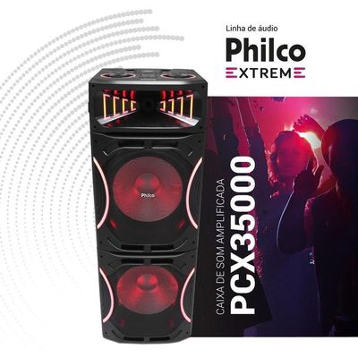 Caixa De Som Amplificada 3500W Philco Connection PCX35000 Bivolt