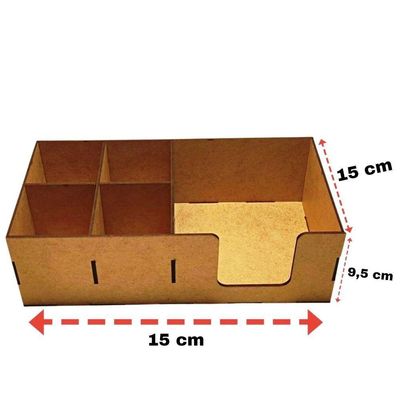 Porta Guardanapo E Temperos Em Mdf - Kit 10 Unidades