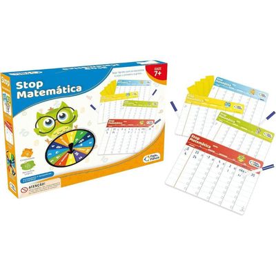 Jogo Stop Matemática - Pais E Filhos