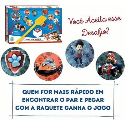 Jogo Tapa Na Mesa Patrulha Canina - Nig
