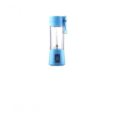 Mini Liquidificador Portátil Usb 6 Laminas - Azul