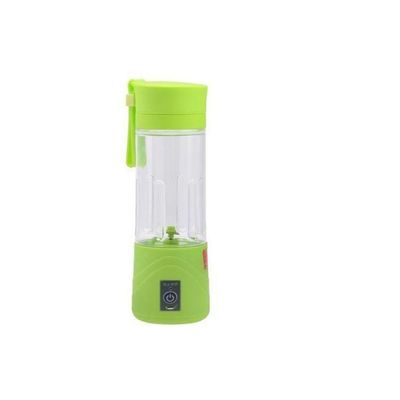 Mini Liquidificador Portátil Recarregável 6 Lâminas Verde