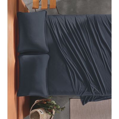 Jogo de Cama Simples Queen 3 Peças Altenburg Azul UN / Azul