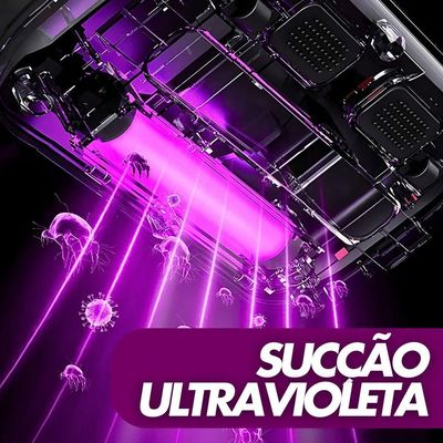 Aspirador Sem Fio Uv Portátil Anti-acáro