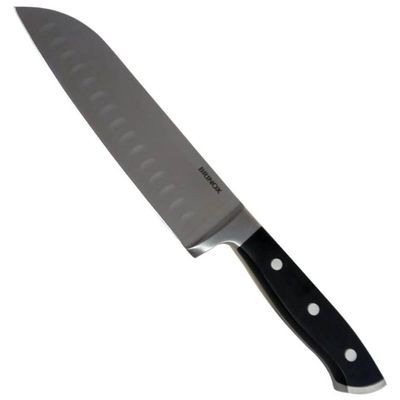 Faca Santoku 7' Infinity Brinox Para Fatiar Picar Cortar Lamina Carne Tempero