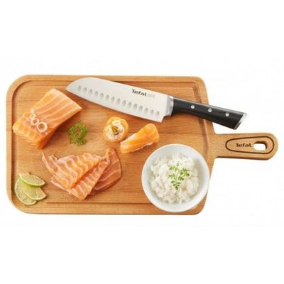 Faca Santoku 7' Infinity Brinox Para Fatiar Picar Cortar Lamina Carne Tempero